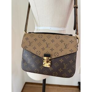 Louis Vuitton Pochette Meti Monogram Reverse Canvas MM Handbag Crossbody